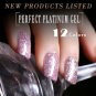 New 12 Color Nail Art Uv Led 12ml Nail Enamel Platinum Glitter DIY Soak Off Gel