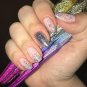 New 12 Color Nail Art Uv Led 12ml Nail Enamel Platinum Glitter DIY Soak Off Gel