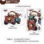Cartoon 3d Wall Sticker Through The Brick Pixar Car For Kids Rooms Children Wall
