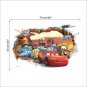Cartoon 3d Wall Sticker Through The Brick Pixar Car For Kids Rooms Children Wall