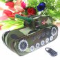 Tank Pencil Case Cute School Pen Pouch Bag With Lock for Boys Double Zip Kids