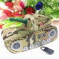 Tank Pencil Case Cute School Pen Pouch Bag With Lock for Boys Double Zip Kids