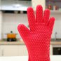1pc Heat Resistant Kitchen Glove Thick Barbecue Grilling Glove Silicon BBQ Grill