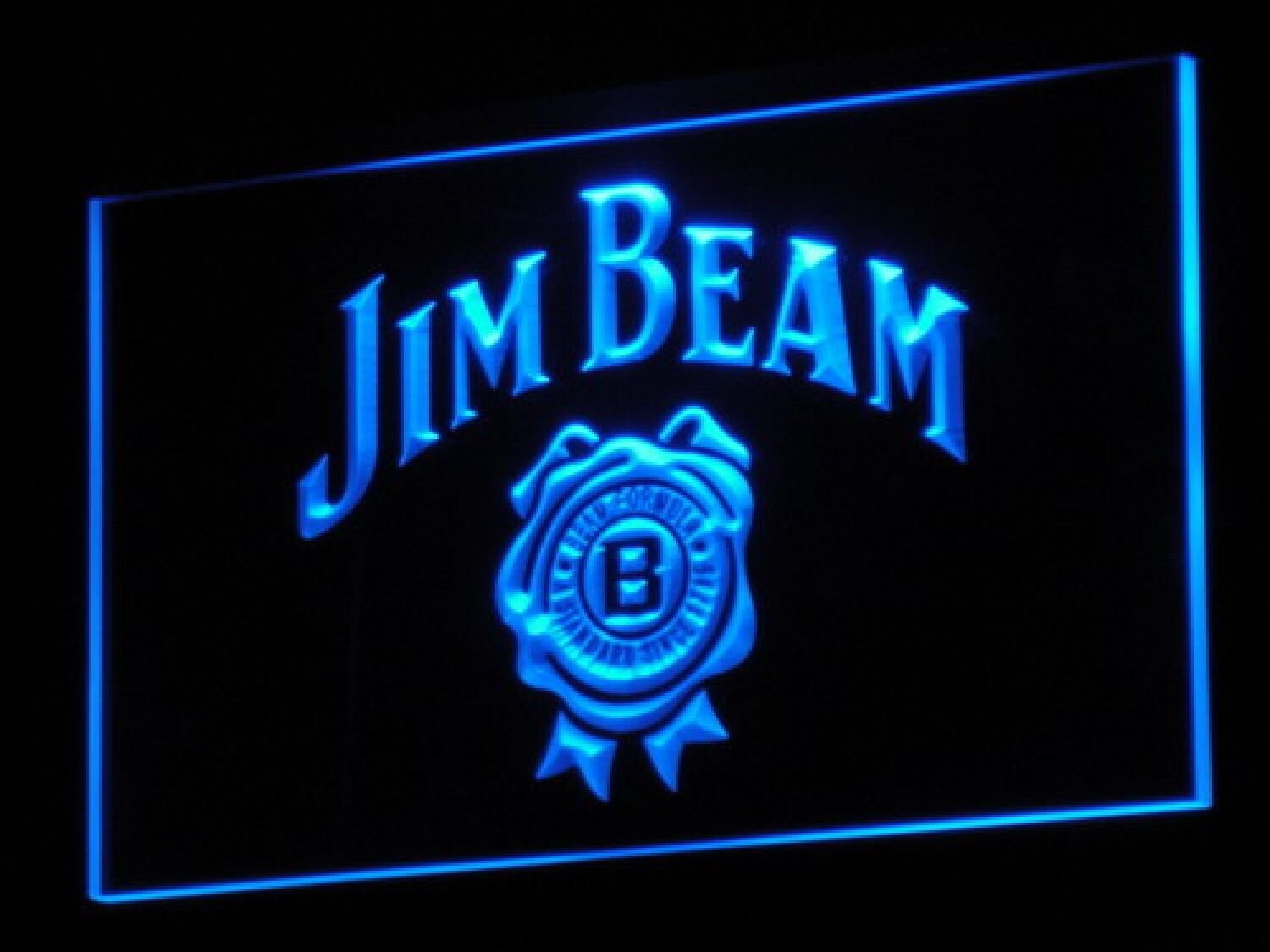 Jim Beam Beer LED Neon Sign Bar Pub Decor Club Home Beer Lamp Advertise Gift