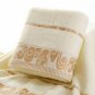 100% Cotton Bath Towel Golden Quick Dry Toallas 70x140cm Home Hotel Bathroom