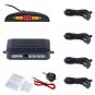 Car LED Parking Sensor 4 Sensors Reverse Backup Display Auto Kit Sensor Black