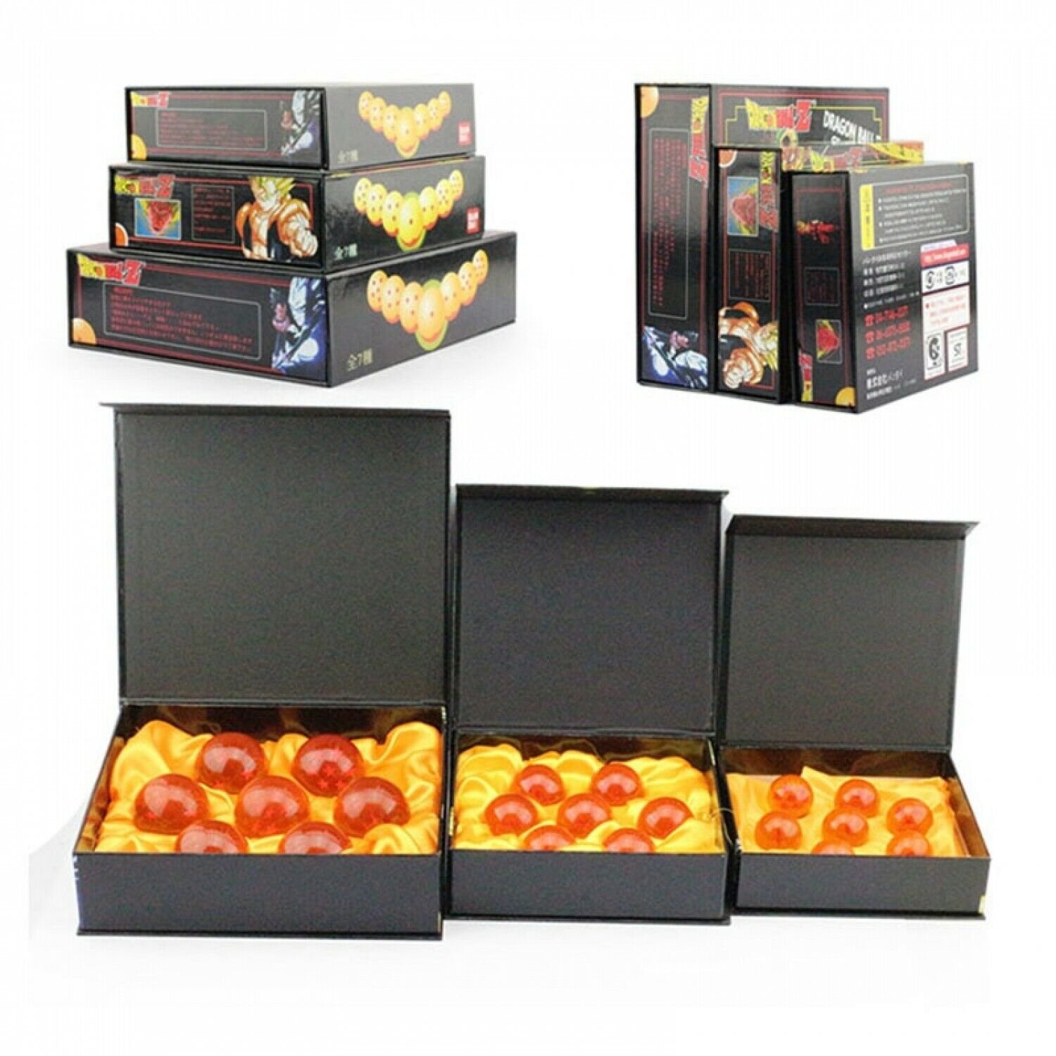 7 Pcs/Set Stars Crystal Balls Set Collector Item Anime Lover Memorabilia 3.5cm
