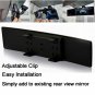 Car Rear View Mirror 300mm Wide Curve Panorama Clear Black Back Inside Indoor