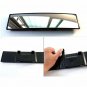Car Rear View Mirror 300mm Wide Curve Panorama Clear Black Back Inside Indoor
