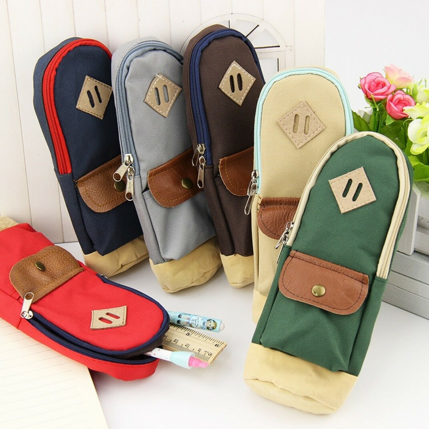 Pencil Case Pencil Bag Cosmetic Bags School Supplies Stationery Large Capacity