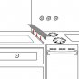 2Pcs Kitchen Silicone Stove Counter Gap Cover Easy Clean Heat Resistant SlitFill
