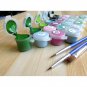 Christmas Snow Landscape DIY Painting By Numbers Handpainted Canvas Paint Acryl