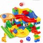 Crazy Marble Tracks Building Blocks Run Race Maze Ball Track Funnel Slide 104Pcs