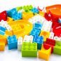 Crazy Marble Tracks Building Blocks Run Race Maze Ball Track Funnel Slide 104Pcs