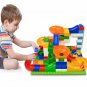 Crazy Marble Tracks Building Blocks Run Race Maze Ball Track Funnel Slide 104Pcs