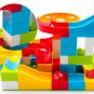 Crazy Marble Tracks Building Blocks Run Race Maze Ball Track Funnel Slide 104Pcs
