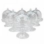 12Pc Mini Cake Cupcake Box Clear Candy Cake Holder Stand Wedding Party Supplies