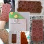 Cute Button Shape Silicone Mold Jelly Soap Chocolate Mould DIY Baking Cake Decor