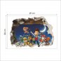 Wall Sticker Popular American Children Cartoon Smart Boy Dogs Friends Home Decor