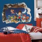 Wall Sticker Popular American Children Cartoon Smart Boy Dogs Friends Home Decor