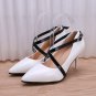 2018 Women PU Leather Intersectant Shoe Strings Long Ankle Strap Shoelaces