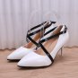 2018 Women PU Leather Intersectant Shoe Strings Long Ankle Strap Shoelaces