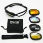 Polarized Army Goggles Military Sunglasses 4 Lens Kit Mens Desert Storm War Glas