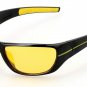 Mens Polarized Night Driving Sunglasses Brand Yellow Lens Night Vision Glasses