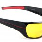 Mens Polarized Night Driving Sunglasses Brand Yellow Lens Night Vision Glasses