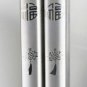 1 Pair Korean Stainless Steel Silver Iron Household Metal Reusable Chopsticks