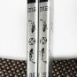 1 Pair Korean Stainless Steel Silver Iron Household Metal Reusable Chopsticks