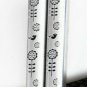 1 Pair Korean Stainless Steel Silver Iron Household Metal Reusable Chopsticks