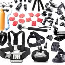 SnowHu For Gopro Accessories Set Hero 5 5S 4 3 Eken h9r h8 SJCAM Camera Xiaomi