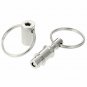 Outdoor EDC Tool Tactical Double Key Ring Locking Carabine Stainless Hanging