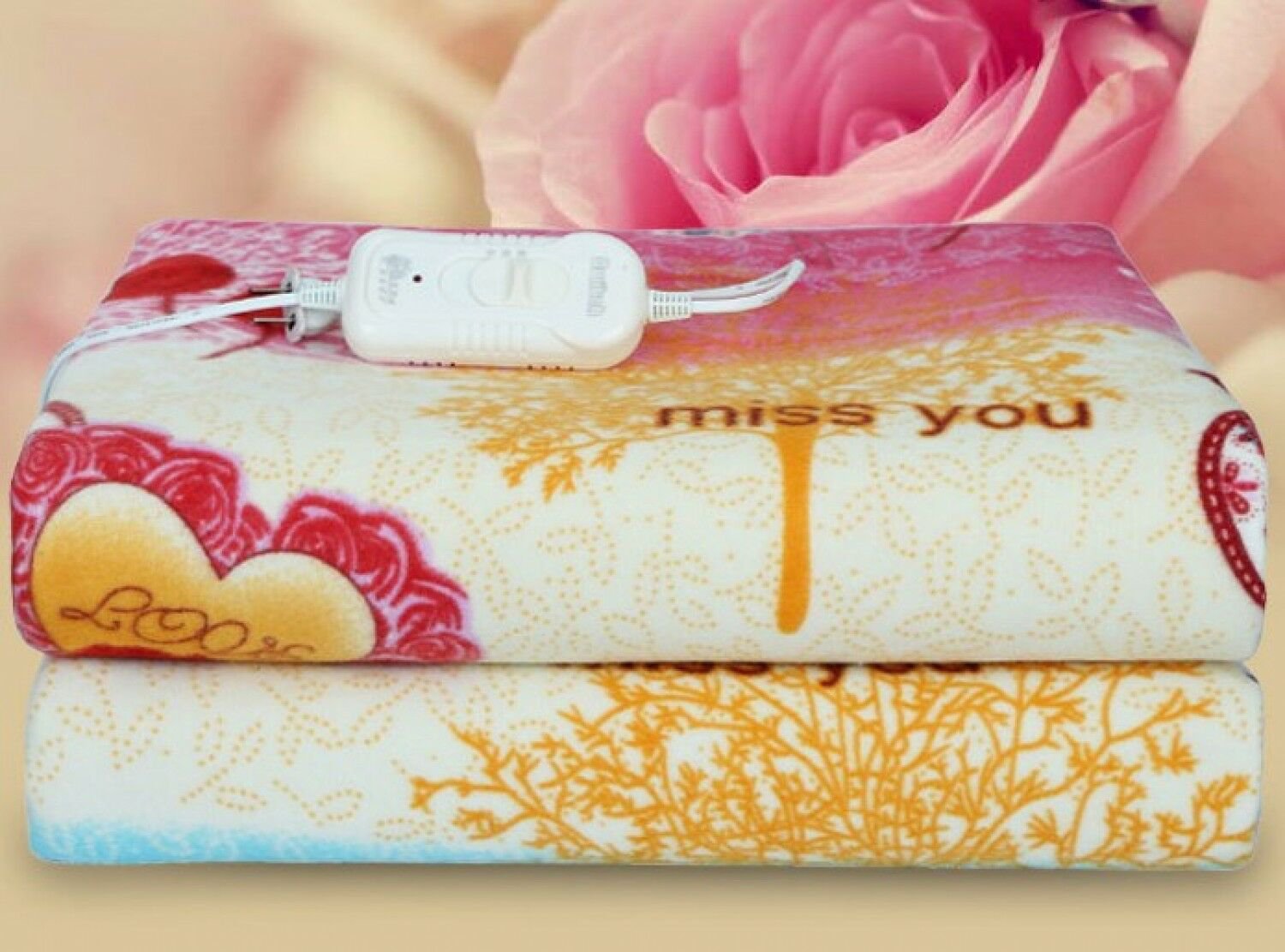 Electric Heated Blanket Waterproof Flannel 220V Winter Heating Mattress Warmer