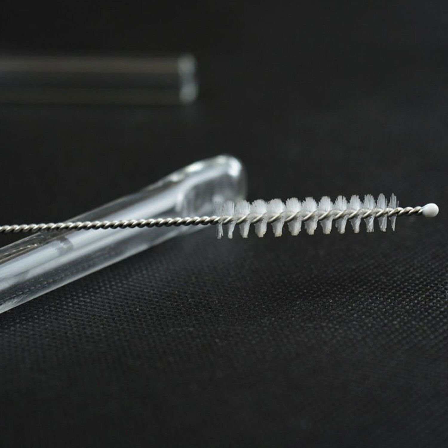 New Arrival 10 Pcs Nylon Material Straw Drinking Pipe Cleaning Brush Stainless