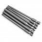 6pcs H2.5-H8 100mm Hex Shank Torx Screwdriver Hand Tool Length Magnetic Bits Set