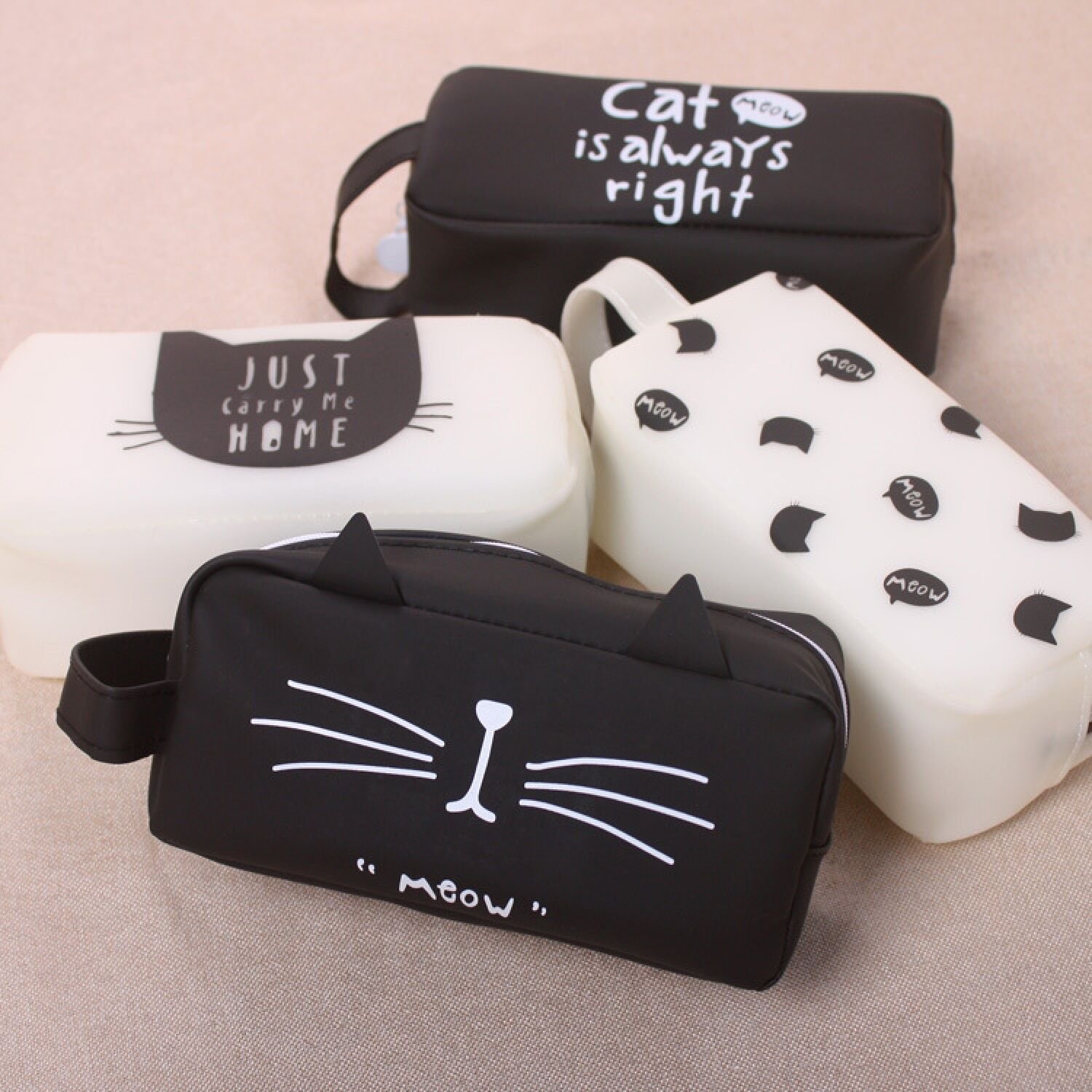 Super Big Pencil Case Kid Silica Gel Cute School Supplies Stationery Gift School