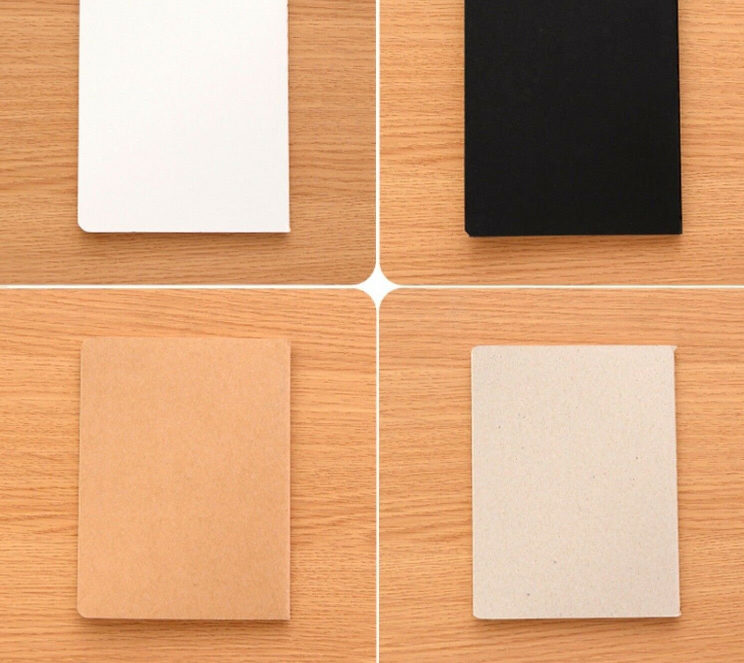 A6 Cute Kraft Paper Notebook With Blank Paper Creative Sketch Book Kids Gift