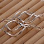 Excellent Fashion Elegant Lady Spiral Silver Plated Dangle Drop Party Earrings