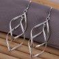 Excellent Fashion Elegant Lady Spiral Silver Plated Dangle Drop Party Earrings