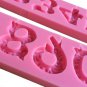 Beautiful Numbers 3D Silicone Mold With Stick Hole Cake Chocolate Numbers Mold