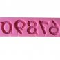 Beautiful Numbers 3D Silicone Mold With Stick Hole Cake Chocolate Numbers Mold