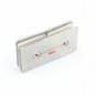 Square 180 Degrees Stainless Steel Glass Clamp, Single Retaining Clip New Best