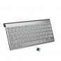 Zienstar Russian English Letter Slim 2.4G Wireless Keyboard for MACBOOK,LAPTOP