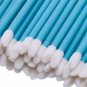 150 Pieces Disposable Lip Gloss Brush Lipstick Wands Makeup Applicator Blue Lip