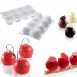 Baking Pastry Mould 8 Cavity Round Truffles Design Silicone Mold For Pudding