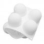 Baking Pastry Mould 8 Cavity Round Truffles Design Silicone Mold For Pudding