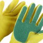 1Pair Kitchen Cleaning Gloves Sponge Fingers Latex Household Five Finger Dish