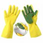 1Pair Kitchen Cleaning Gloves Sponge Fingers Latex Household Five Finger Dish